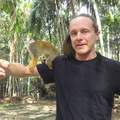 2 squirrel monkeys and me