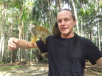 2 squirrel monkeys and me